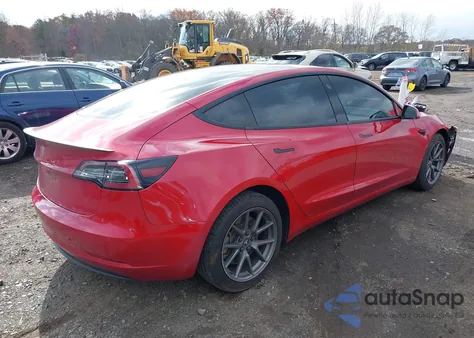 2021 Tesla Model 3 Standard Range Plus Rear-Wheel Drive from USA, damaged, VIN 5YJ3E1EA1MF919356